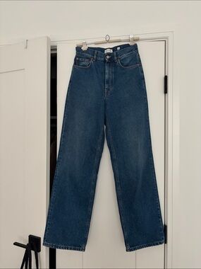 House of Dagmar Classic Blue Denim Jeans - Dark Blue